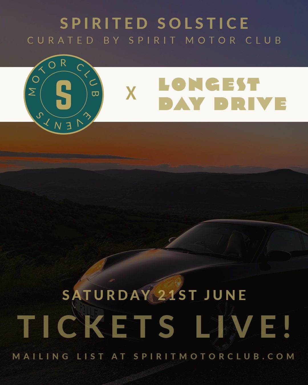 Spirited Solstice - Longest  Day Drive - 21st June